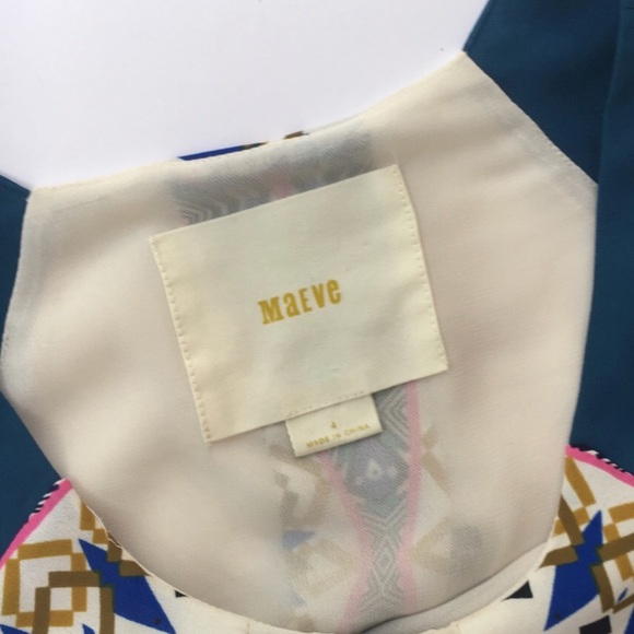 Anthropologie Maeve Pakpao Belted Maxi Dress - Picture 4 of 8